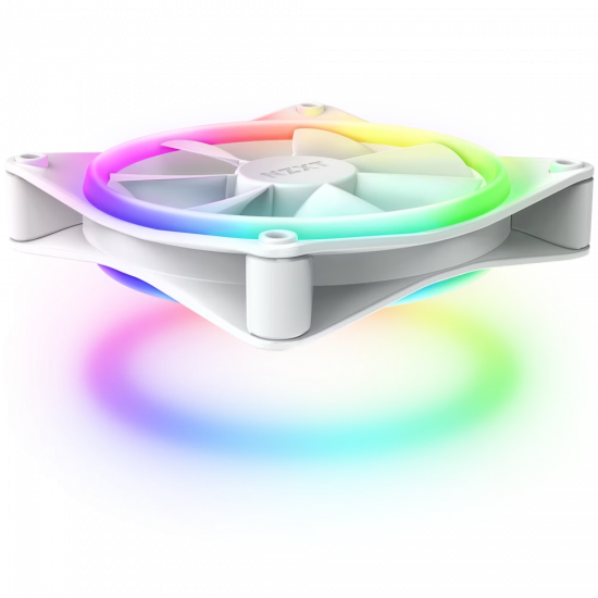 NZXT F120 RGB DUO 120mm RGB fan Triple - White